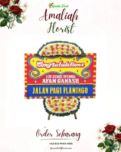 Bunga Papan Congratulation di Mojokerto